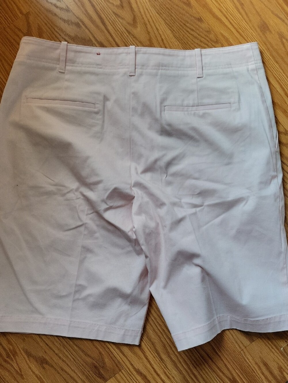 Talbots Pale Pink Tailored Cotton Bermuda Shorts - Picture 5 of 9